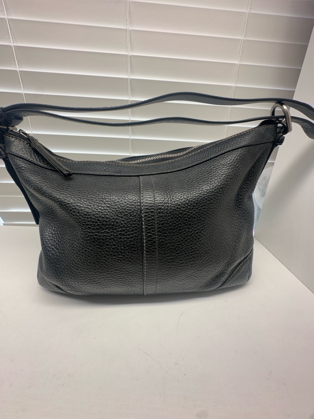 Coach Bleecker Felicia Pebbled Leather Hobo Bag